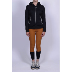 Sweat Zip Harcour Sworm femme Noir