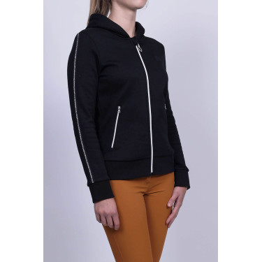 Sweat Zip Harcour Sworm dames Zwart