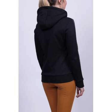Sweat Zip Harcour Sworm femme Noir