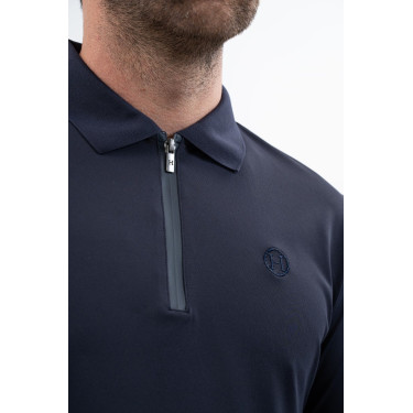 Polo Harcour Pico heren Marine Marineblauw Polo Harcour Pico heren Marine Marineblauw