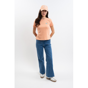 Tee-shirt Harcour Telma Abricot Orange