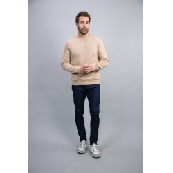 Sweater Harcour Shelton Zandkleurig Beige