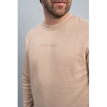 Sweater Harcour Shelton Zandkleurig Beige