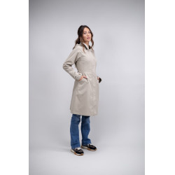 Lange Trenchcoat Harcour Tweeta Beige Lange Trenchcoat Harcour Tweeta Beige
