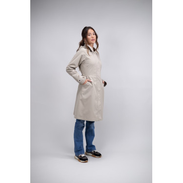 Lange Trenchcoat Harcour Tweeta Beige Lange Trenchcoat Harcour Tweeta Beige
