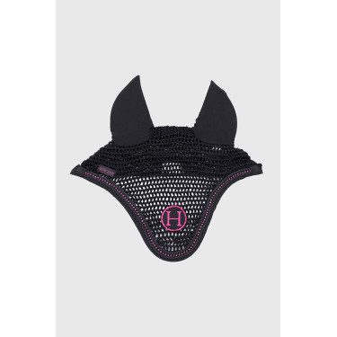 Bonnet cheval Harcour Fablir Noir / rose