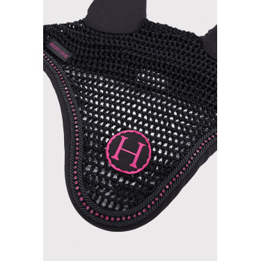 Bonnet cheval Harcour Fablir Noir / rose