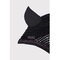 Bonnet cheval Harcour Fablir Noir / rose