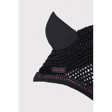 Bonnet cheval Harcour Fablir Noir / rose