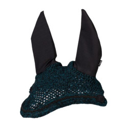 Bonnet anti-mouches Lugano Elegant HKM Noir / pétrol