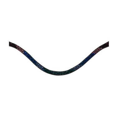 Frontal Lugano HKM Lilas / pétrole Frontal Lugano HKM Lilas / pétrole
