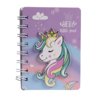 Carnet mini Unicorn HKM Sorteado