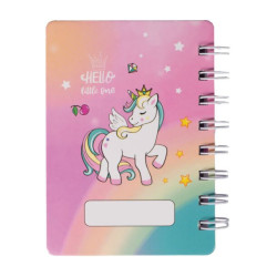 Carnet mini Unicorn HKM Sorteado Carnet mini Unicorn HKM Sorteado