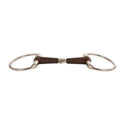 Mors à olives Velari Flex simple brisure medium 18mm Blanc