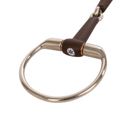 Mors à olives Velari Flex simple brisure medium 18mm Blanc