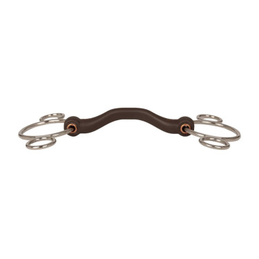 Mors Pessoa 3 ring anneaux Velari Flex passage de langue rigide 20mm Blanc