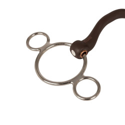 Mors Pessoa 3 ring anneaux Velari Flex passage de langue rigide 20mm Blanc