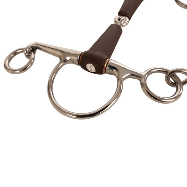 Pelham Flex enkel gebroken kort medium 18mm 14,5cm