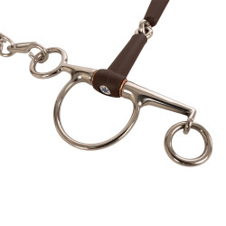 Pelham Flex enkel gebroken kort medium 18mm 14,5cm
