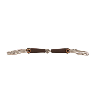 Pessoa 3 ring bit Flex enkel gebroken medium 20mm 14,5cm Pessoa 3 ring bit Flex enkel gebroken medium 20mm 14,5cm