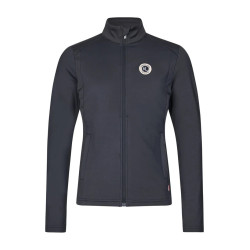 Dames microfleece vest met rits KLLucy Kingsland Marine Marineblauw