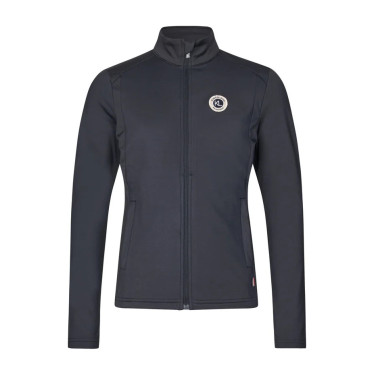 Dames microfleece vest met rits KLLucy Kingsland Marine Marineblauw