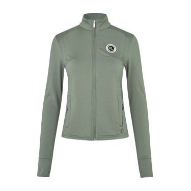 Dames microfleece vest met rits KLLucy Kingsland