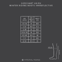 Bottes d’équitation d’hiver Imperial Riding reflective Noir