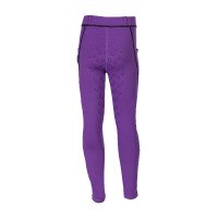 Legging Amina met volledig siliconen zitvlak HKM kinderen kinderen kinderen Donker lila Violet