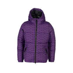 Gewatteerd jack Amina HKM kinderen kinderen kinderen Donker lila Violet