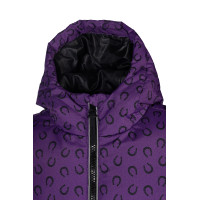 Gewatteerd jack Amina HKM kinderen kinderen kinderen Donker lila Violet