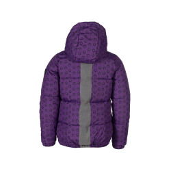 Gewatteerd jack Amina HKM kinderen kinderen kinderen Donker lila Violet