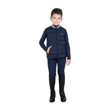 Technisch kinderbodywarmer met gebreide kraag kinderen
