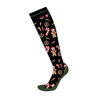Sokken Imperial Riding Santa dames Zwart Sokken Imperial Riding Santa dames Zwart