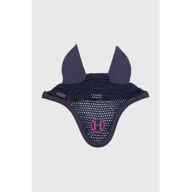 Paardenoornetje Harcour Fablir Marine / roze Blauw