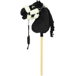 Hobby Horse Pony Academy Halster + longeerlijn EK-Teddy Zwart
