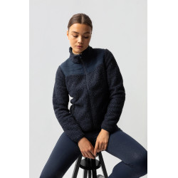 Misha dames fleecevest Horze Blueberry Blauw
