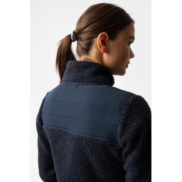 Misha dames fleecevest Horze Blueberry Blauw