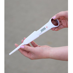 Digitale thermometer voor paarden Waldhausen Wit