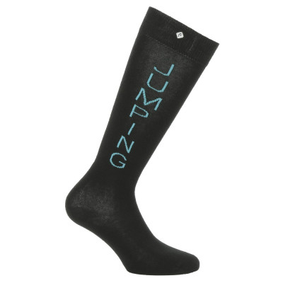 Chaussettes Equithème Jumping Noir / bleu