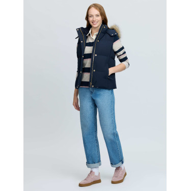 Doudoune sans manches à capuche LeMieux Margot femme Marine Bleu marine Doudoune sans manches à capuche LeMieux Margot femme Marine Bleu marine