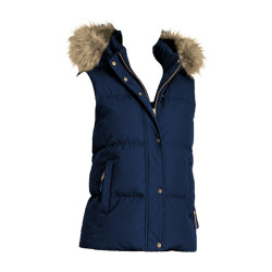 Doudoune sans manches à capuche LeMieux Margot femme Marine Bleu marine Doudoune sans manches à capuche LeMieux Margot femme Marine Bleu marine