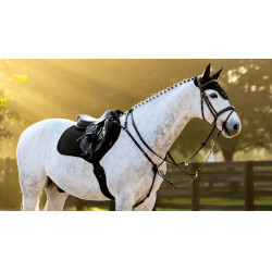 Tapis de selle LeMieux Brilliance Close Contact Square Noir