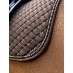 Tapis de dressage LeMieux Brilliance Square Espresso Marron Tapis de dressage LeMieux Brilliance Square Espresso Marron