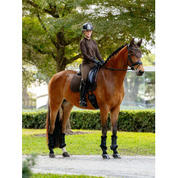 Tapis de dressage LeMieux Brilliance Square Espresso Marron Tapis de dressage LeMieux Brilliance Square Espresso Marron