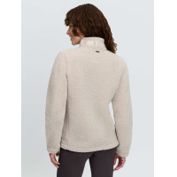 Veste zippée en polaire sherpa Heritage Stone LeMieux Stone Gris Veste zippée en polaire sherpa Heritage Stone LeMieux Stone Gris