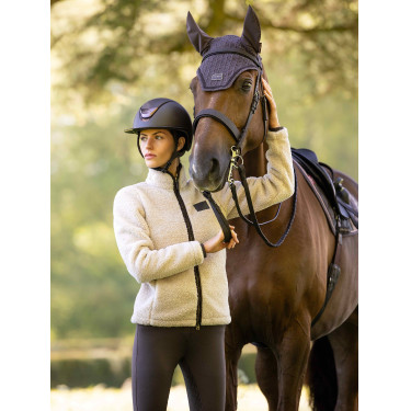 Veste zippée en polaire sherpa Heritage Stone LeMieux Stone Gris