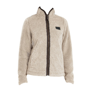 Veste zippée en polaire sherpa Heritage Stone LeMieux Stone Gris