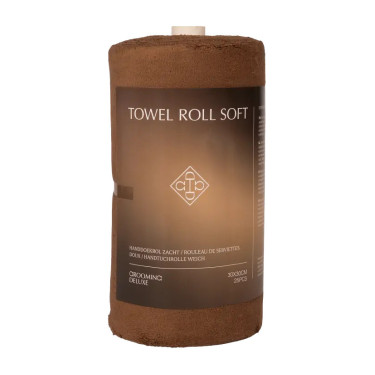 Rouleau de serviettes doux marron 30x30 cm 25 pièces Grooming Deluxe by Kentucky Rouleau de serviettes doux marron 30x30 cm 25 pièces Grooming Deluxe by Kentucky