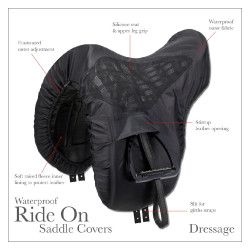Housse de selle de dressage LeMieux ProKit Ride On Noir